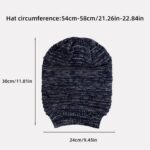 Slouchy Beanie Two-tone slouch hat