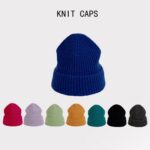 Knit Hat Drawstring Cap