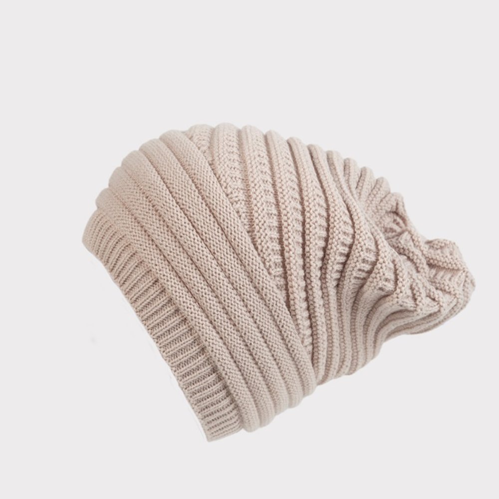 Slouchy Beanie Spiral Stacking Cap