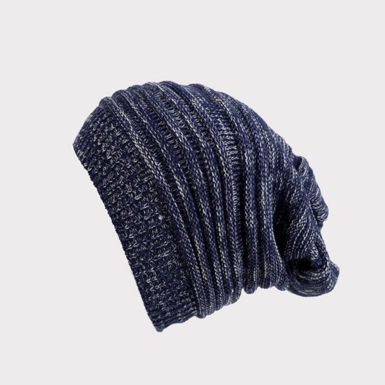 Slouchy Beanie Two-tone slouch hat