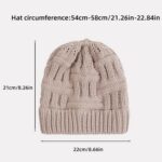 Knit Hat Sichuan-style Perforated Pattern