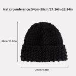 Knit Hat Icelandic Hairy Melon Rind