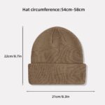 Knit Hat Double-layered cap